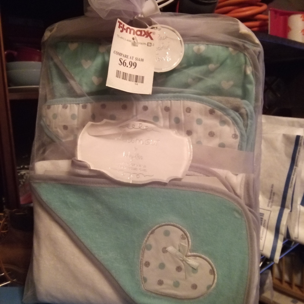 Baby Hooded Towel and Washcloth Set
